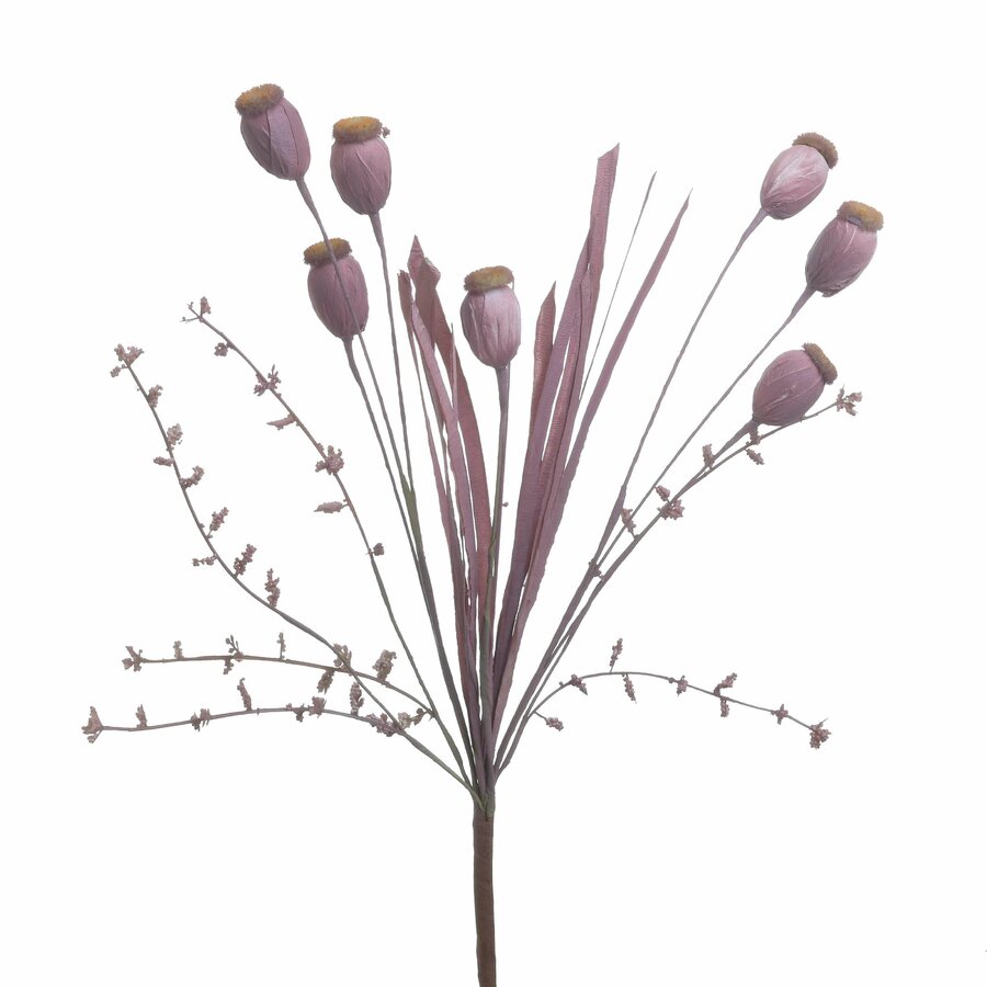 Purple Floare artificiala, Plastic, Roz iedera.ro