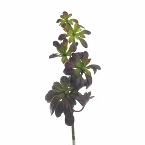 Planta artificiala Suculenta, Plastic, Multicolor, Sedum