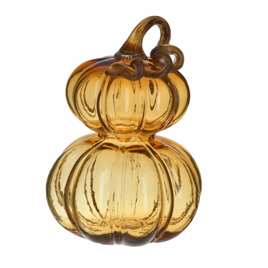 Decoratiune dovleac, Sticla, Portocaliu, Pumpkin image14