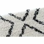 Roku Covor pufos, Textil, Alb