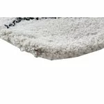 Roku Covor pufos, Textil, Alb