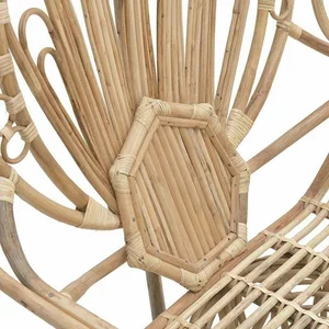 Scaun terasa, Bambus, Bej, Peacock Chair