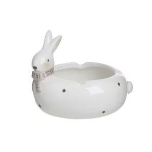 Scrumiera, Ceramica, Alb, Rabbit