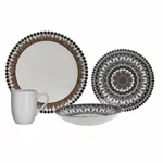 Serviciu de masa 24 piese, Ceramica, Multicolor, Jose