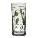 Set 6 pahare, Sticla, Transparent, Cactus