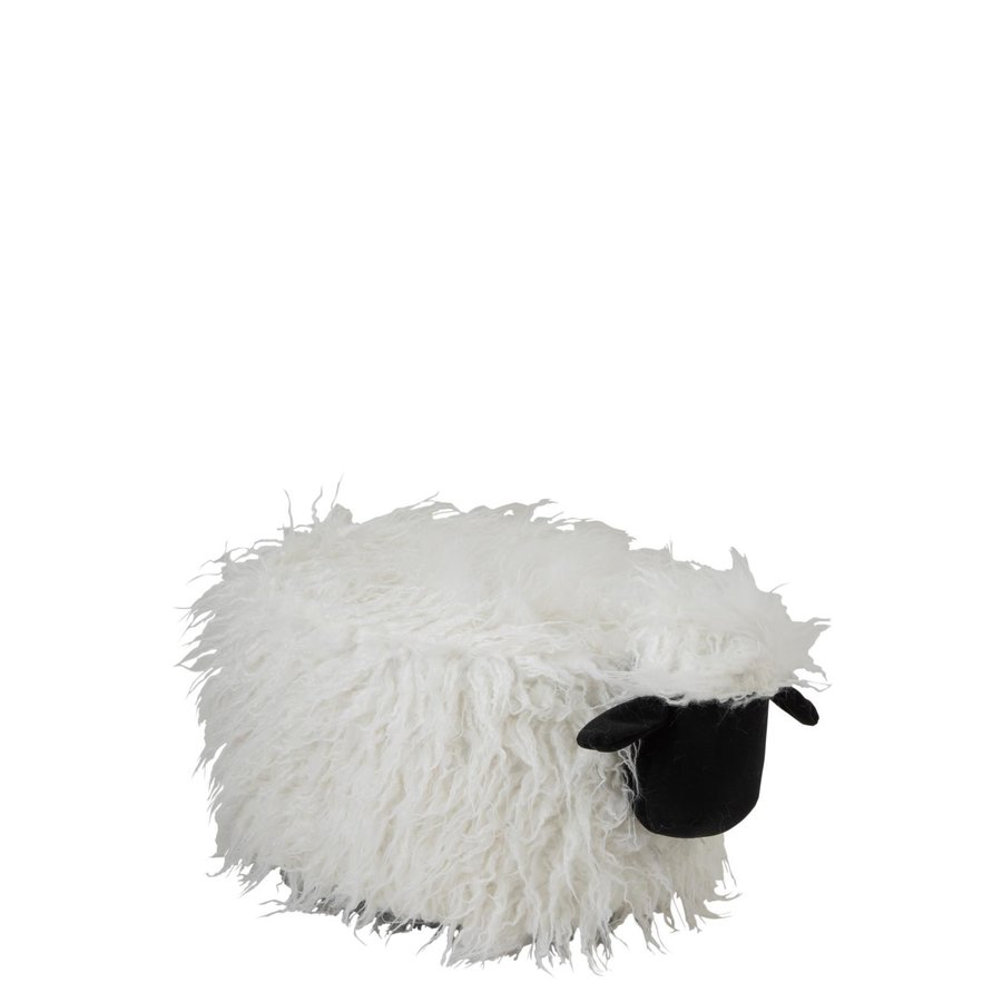 Sheep Taburet, Textil, Alb iedera.ro