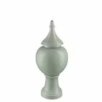 Taper Vas decorativ cu capac, Ceramica, Gri