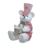 Ursulet decorativ, Textil, Roz, Bear