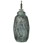 Vas decorativ mare, Ceramica, Albastru, Clorine