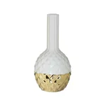 Vaza decorativa, Ceramica, Alb, Goldy