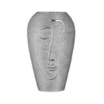 Vaza decorativa, Ceramica, Argintiu, Beauty