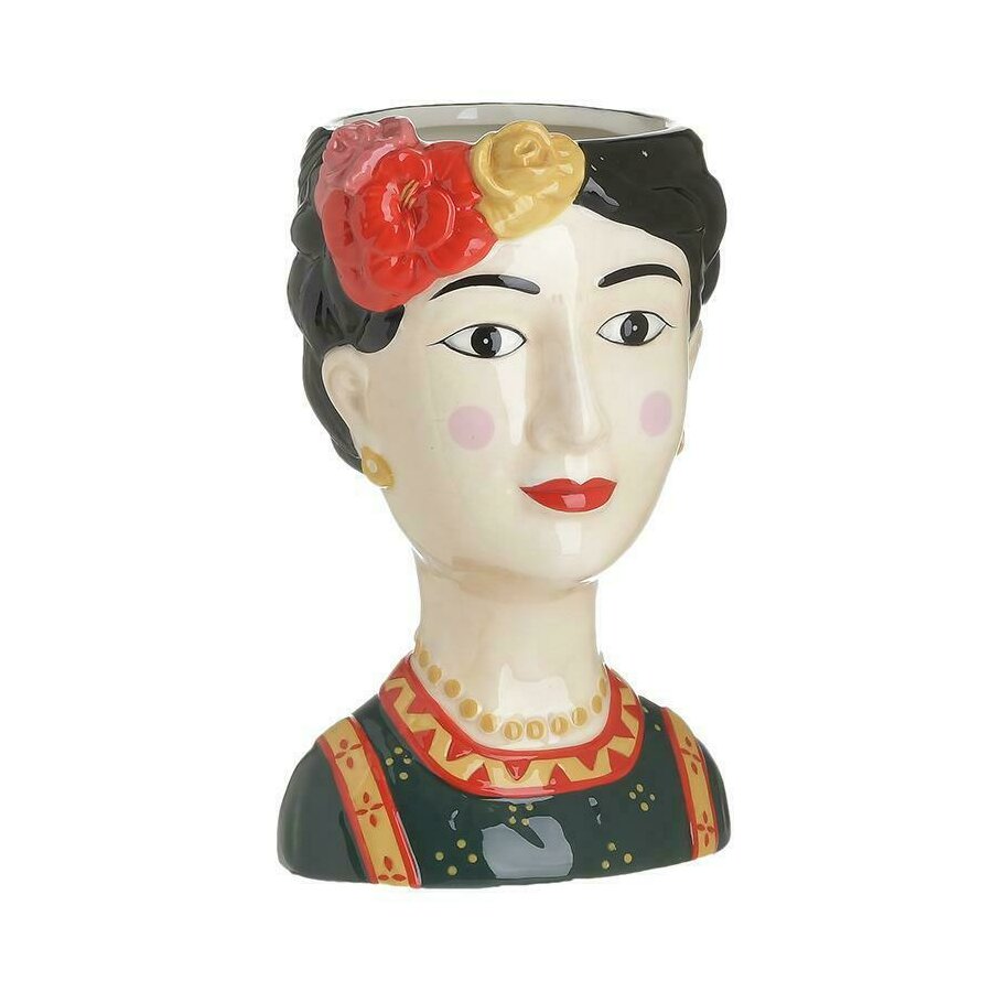 Vaza decorativa, Ceramica, Multicolor, Figure Female image13