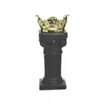 Vaza decorativa medie, Ceramica, Negru, Chryso