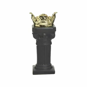 Vaza decorativa medie, Ceramica, Negru, Chryso
