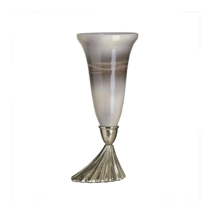 Vaza decorativa, Metal, Auriu, Helen image0