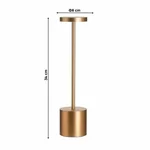 Veioza, Metal, Auriu, Simply