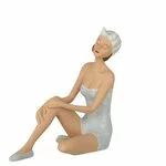 Woman Bath Decoratiune femeie, Polirasina, Albastru
