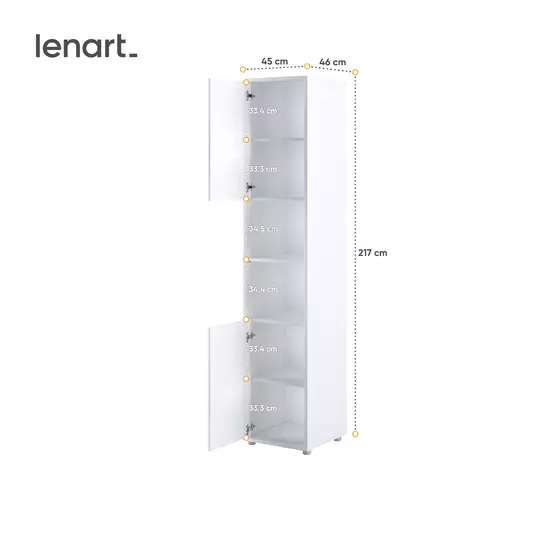 Lenart BED CONCEPT - Dulap doua usi BC08 picture - 4