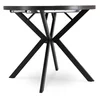 Masa Extensibila Lumos, 90-140-190x90x75,5 h cm, Metal/MDF, Negru/Negru picture - 8