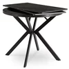 Masa Extensibila Lumos, 90-140-190x90x75,5 h cm, Metal/MDF, Negru/Negru picture - 10