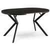Masa Extensibila Lumos, 90-140-190x90x75,5 h cm, Metal/MDF, Negru/Negru picture - 11