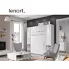 Lenart BED CONCEPT - Ansamblu Pat rabatabil de perete vertical cu mecanism pneumatic 160x200 si 2 dulapuri picture - 2