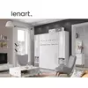 Lenart BED CONCEPT - Ansamblu Pat rabatabil de perete vertical cu mecanism pneumatic 180x200 si 2 dulapuri picture - 2