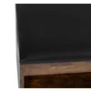 Bancuta pentru Pantofi Sedaro, 80x30x44 h cm, Pal Melaminat, Stejar Old Style/Negru picture - 6