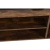 Bancuta pentru Pantofi Sedaro, 80x30x44 h cm, Pal Melaminat, Stejar Old Style/Negru picture - 7