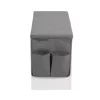 Bancuta pentru Pantofi Sedo, 80x30x43.2 h cm, Pal Melaminat, Alb/Gri picture - 6