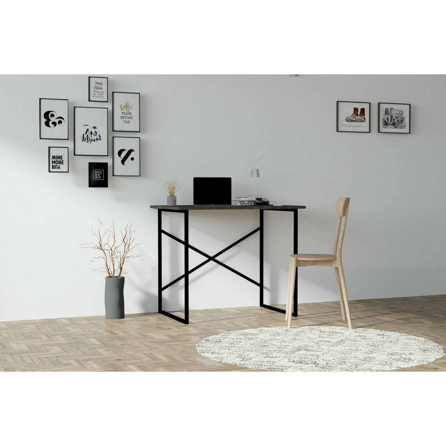 Birou addis, 90x56x76 cm - nuc