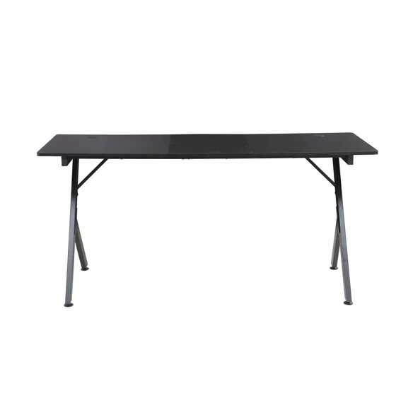 Birou De Gaming Cu LED Elvor, 160x60x76 CM, Metal/Pal Melaminat, Negru picture - 3