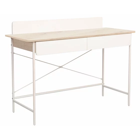 Birou Filo, 120x48x88 CM, Metal/Pal Melaminat, Alb/Stejar picture - 7