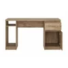 Birou Fribo FRIB01, 135.4x65x74.9 h cm, Pal Melaminat, Stejar Ribbeck Auriu picture - 2