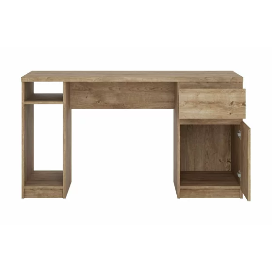 Birou Fribo FRIB01, 135.4x65x74.9 h cm, Pal Melaminat, Stejar Ribbeck Auriu picture - 2