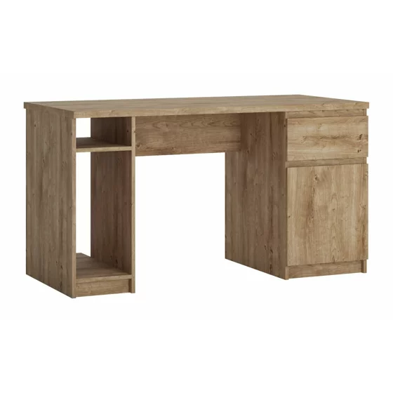 Birou Fribo FRIB01, 135.4x65x74.9 h cm, Pal Melaminat, Stejar Ribbeck Auriu picture - 1