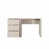 Birou Lante 3 Sertare, 140.4x55.1x76.4 cm, MDF, Beige picture - 3