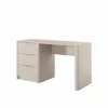 Birou Lante 3 Sertare, 140.4x55.1x76.4 cm, MDF, Beige picture - 4