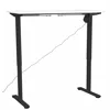 Birou Reglabil pe Inaltime Jokker, 120x60x74.0-119 h cm, MDF/Metal, Negru/Alb picture - 5