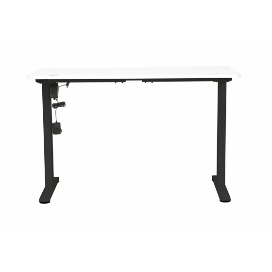 Birou Reglabil pe Inaltime Jokker, 120x60x74.0-119 h cm, MDF/Metal, Negru/Alb picture - 7