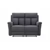 Canapea cu Recliner Baxter, 2 Locuri, Actionare Electrica, 146x94x102 h cm, Stofa Gri picture - 3