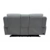 Canapea cu Recliner Gregory, 2 Locuri, Actionare Electrica, Bar, 184x95x102 h cm, Stofa Gri picture - 4