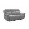 Canapea cu Recliner Gregory, 3 Locuri, Actionare Electrica, 202x95x102 h cm, Stofa Gri picture - 2
