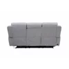 Canapea cu Recliner Gregory, 3 Locuri, Actionare Electrica, 202x95x102 h cm, Stofa Gri picture - 5
