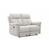 Canapea cu Recliner Lema, 2 Locuri, Actionare Manuala, 146x94x102 h cm, Stofa Crem picture - 3