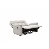 Canapea cu Recliner Lema, 2 Locuri, Actionare Manuala, 146x94x102 h cm, Stofa Crem picture - 4