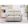 Canapea cu Recliner Lema, 2 Locuri, Actionare Manuala, 146x94x102 h cm, Stofa Crem picture - 5