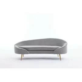 Canapea Estero, 180x81x67 h cm, Catifea Gri