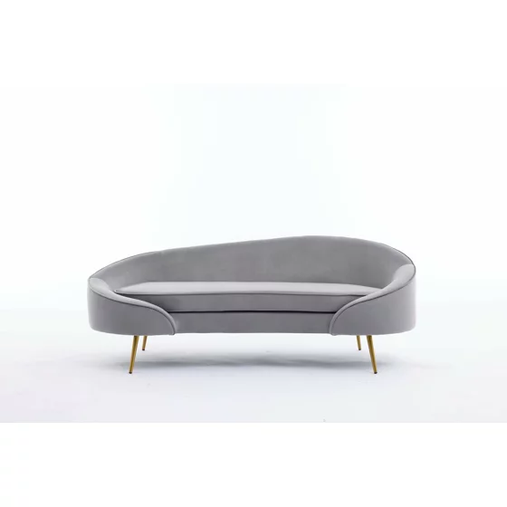 Canapea Estero, 180x81x67 h cm, Catifea Gri picture - 2