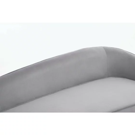 Canapea Estero, 180x81x67 h cm, Catifea Gri picture - 5